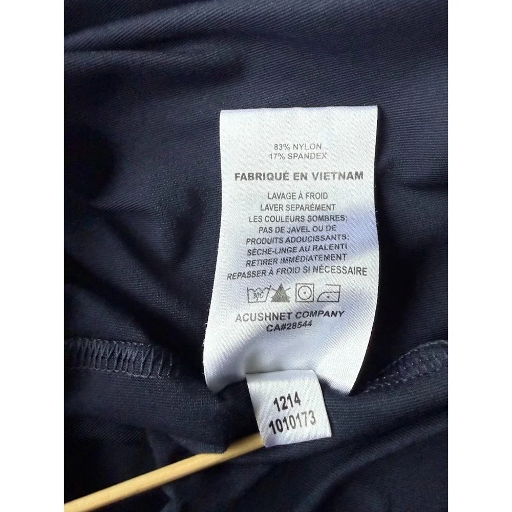 FootJoy Golf Pullover‎ Men M Blue 1/4 Zip Performance Stretch Logo Terra Cotta